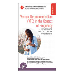 Venous Thromboembolism (VTE) in the Context of Pregnancy